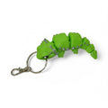 Green Lizard 3D Printed Keychain – Flexi Animal Charm