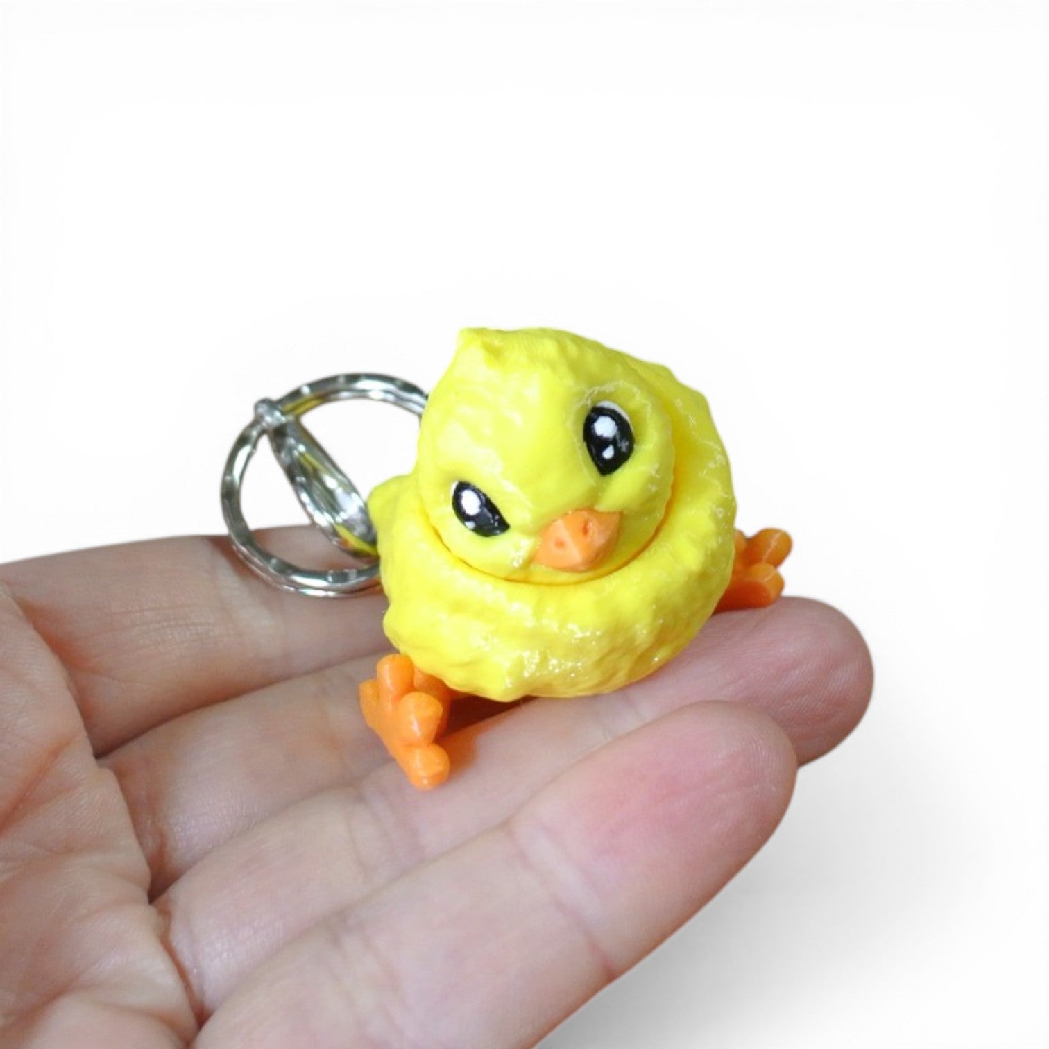 Articulated Chick Keychain – Cute 3D Printed Baby Chicken Bag Charm